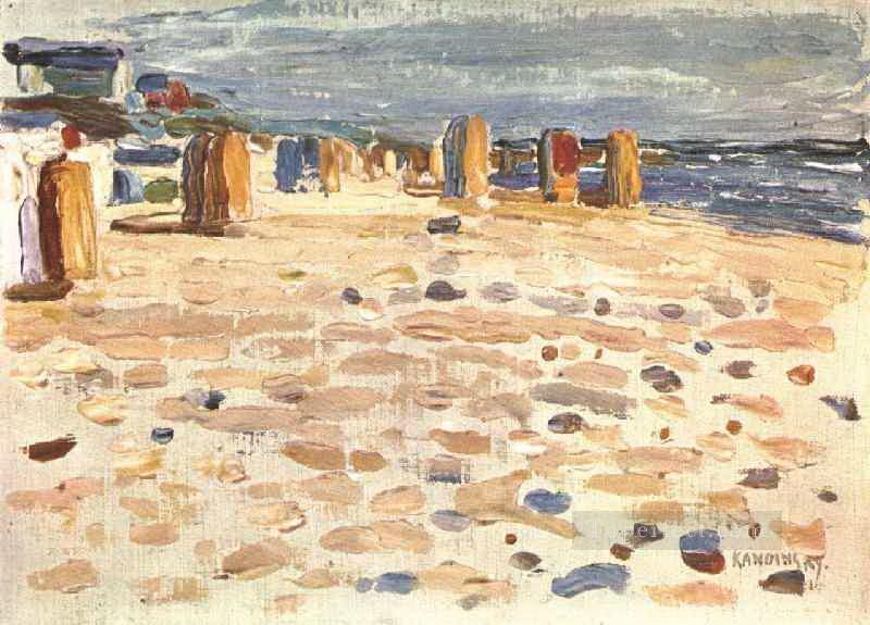 Cestas de playa en Holanda Wassily Kandinsky Pintura al óleo